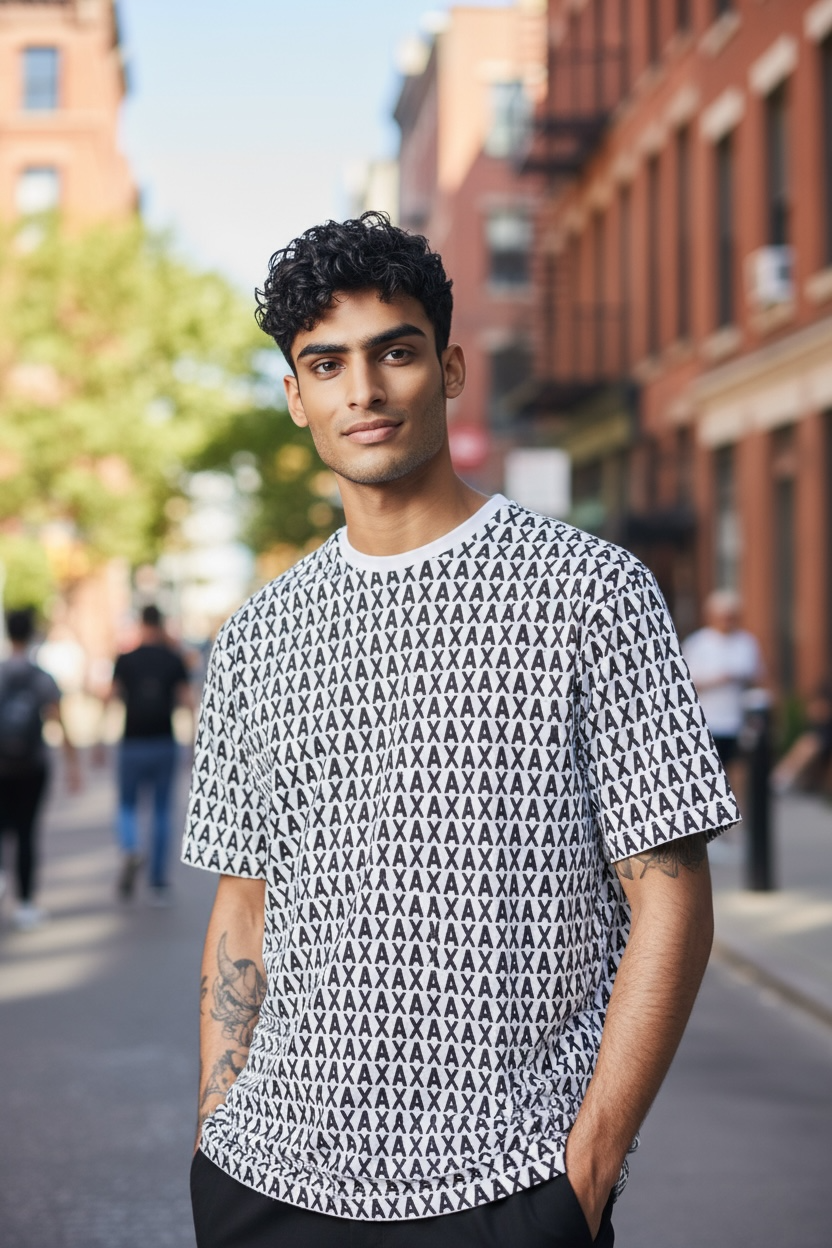 Playera Armani Exchange hombre