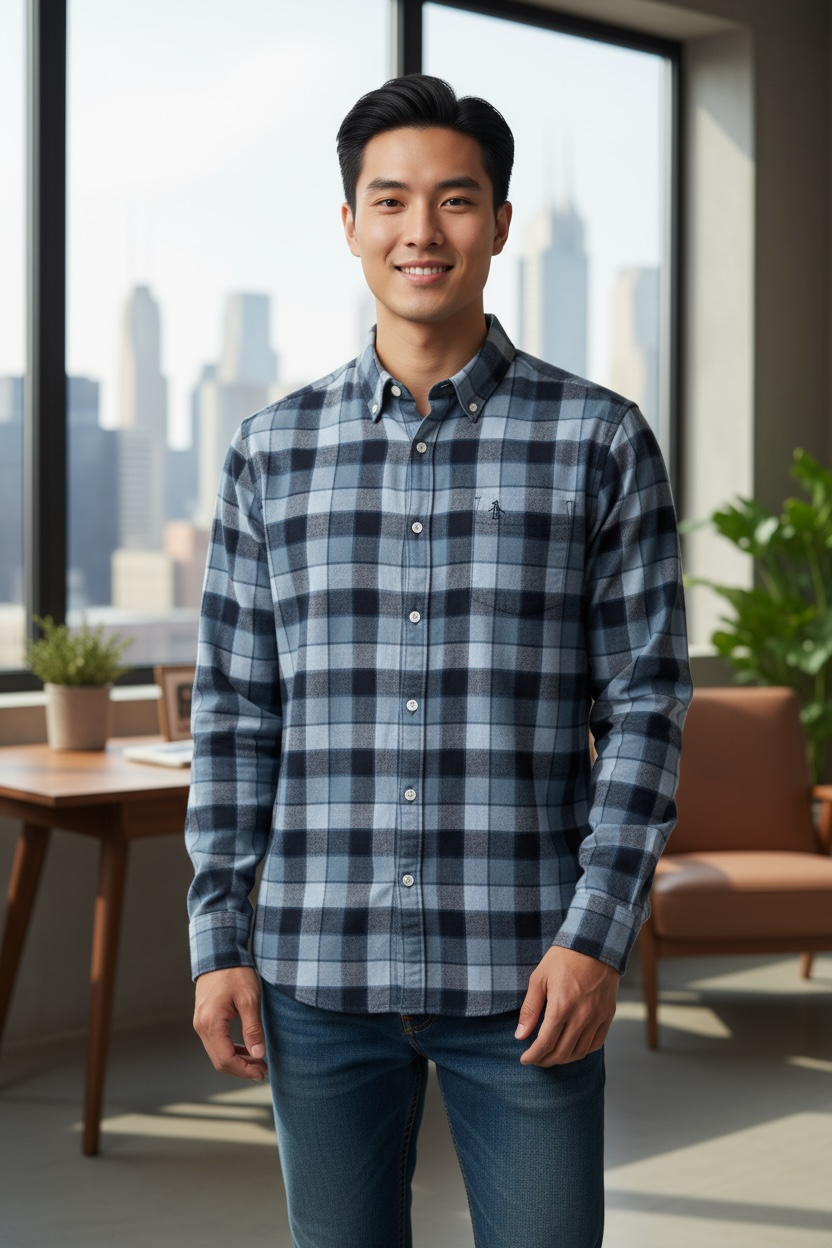 Camisa Penguin hombre