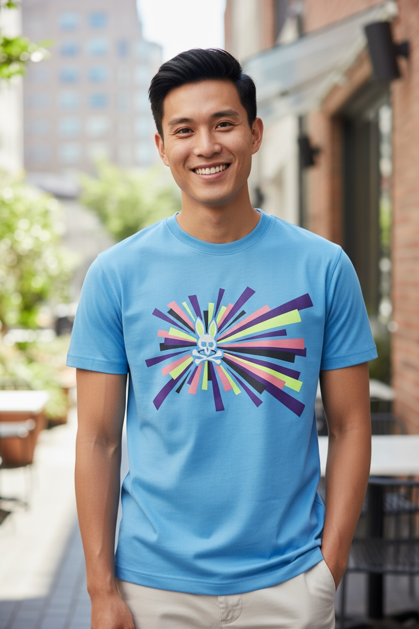 Playera Psycho Bunny hombre