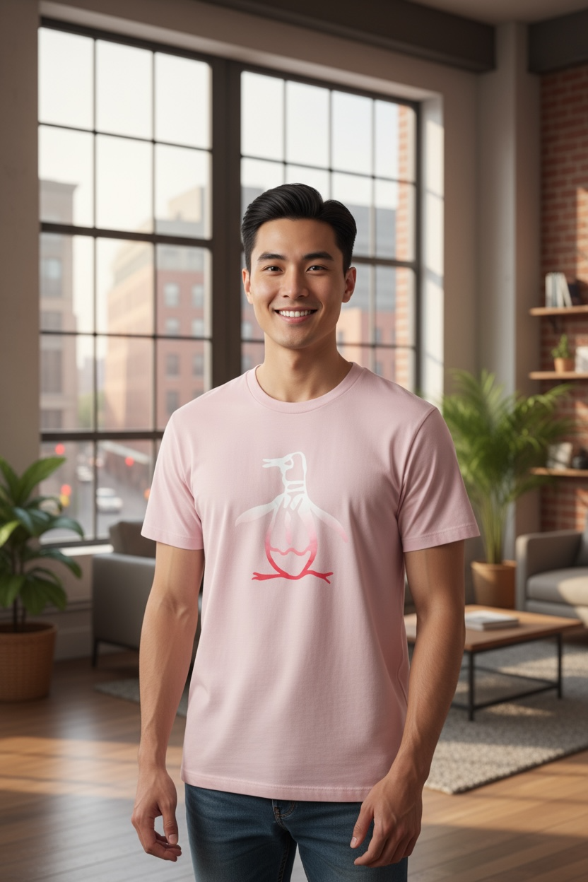 Playera Penguin hombre