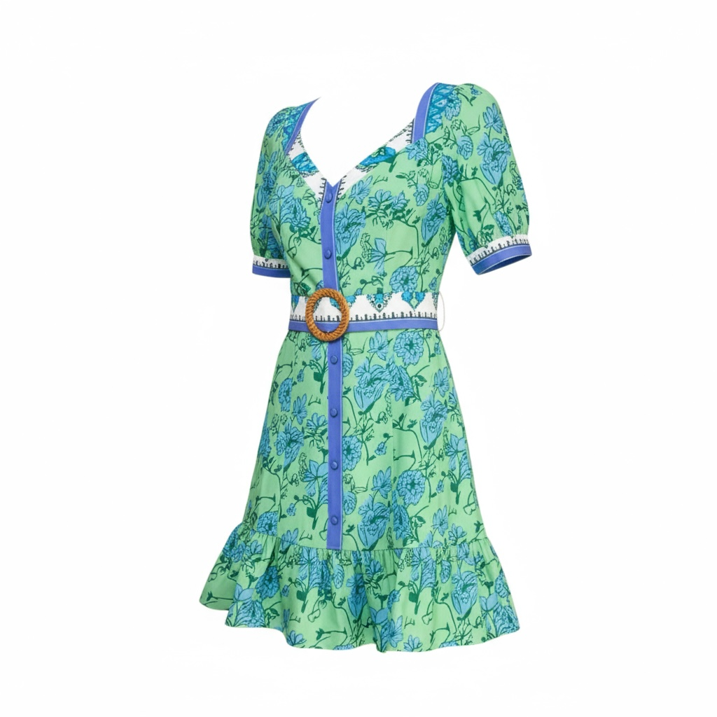 Vestido Corto Floral