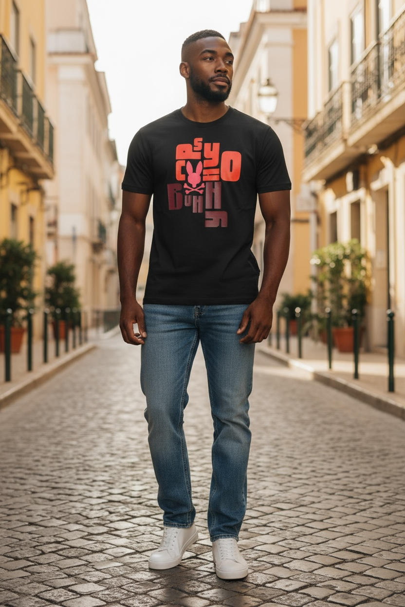 Playera Psycho Bunny hombre