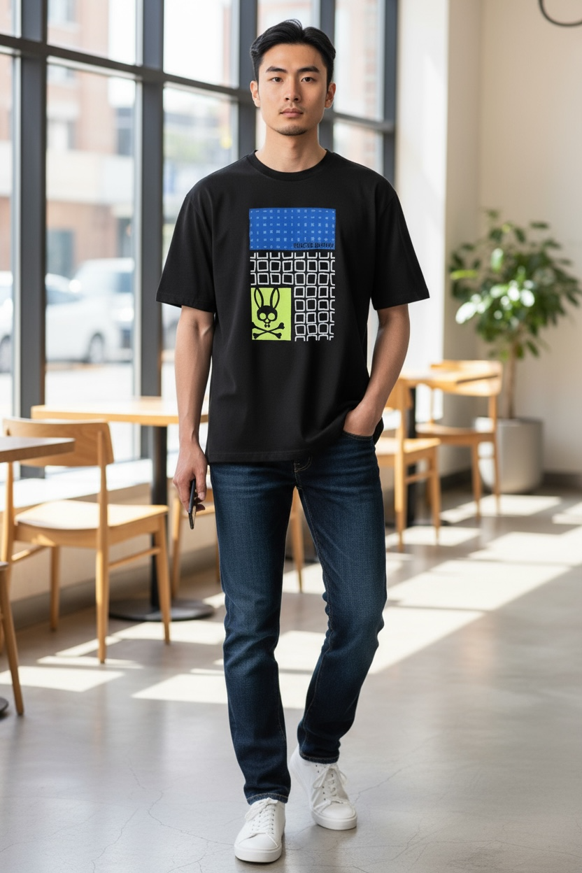 Playera Psycho Bunny hombre