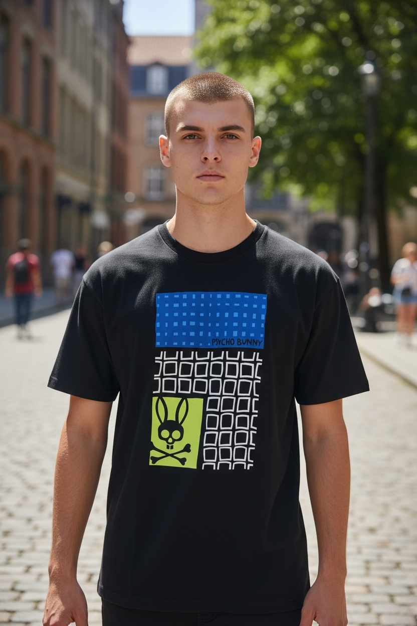 Playera Psycho Bunny hombre