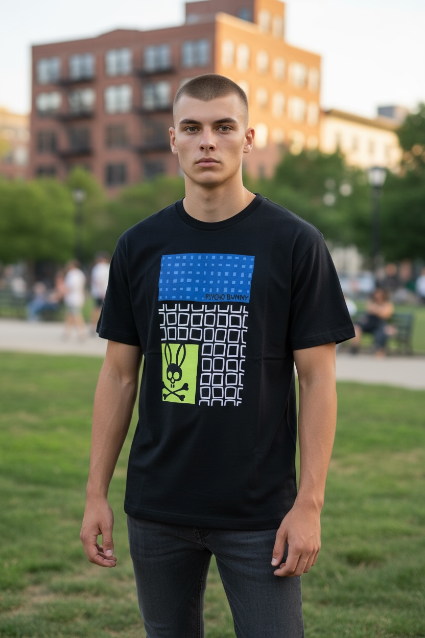 Playera Psycho Bunny hombre