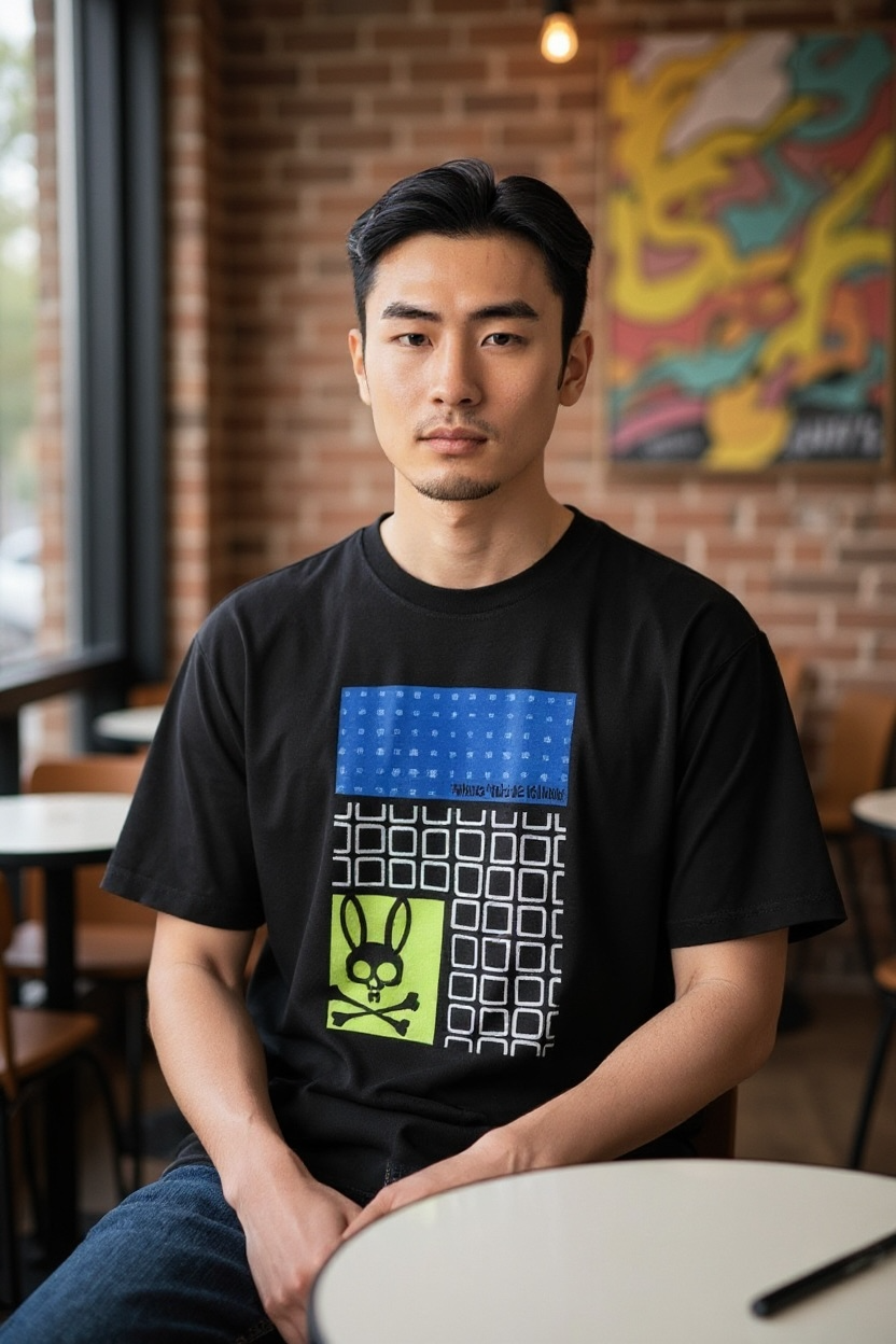 Playera Psycho Bunny hombre