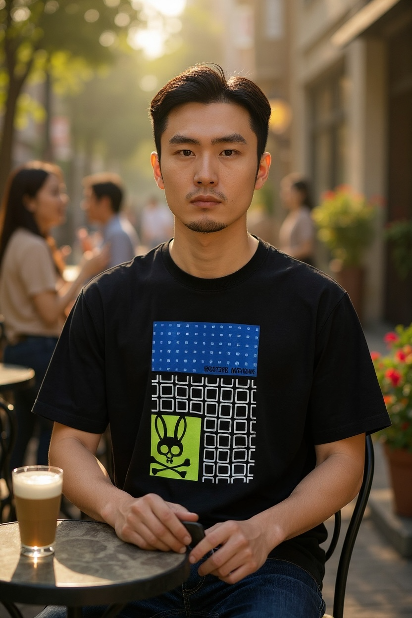 Playera Psycho Bunny hombre