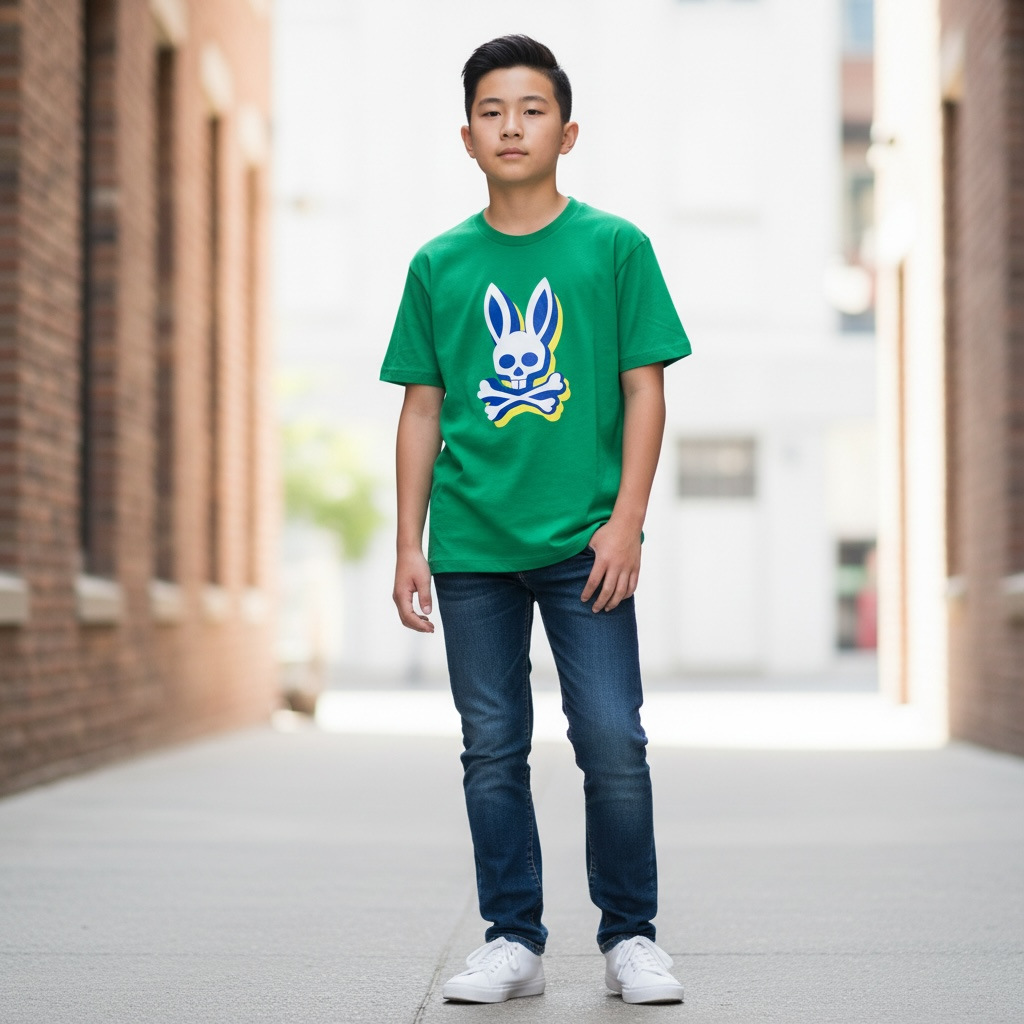 Playera Psycho Bunny niño