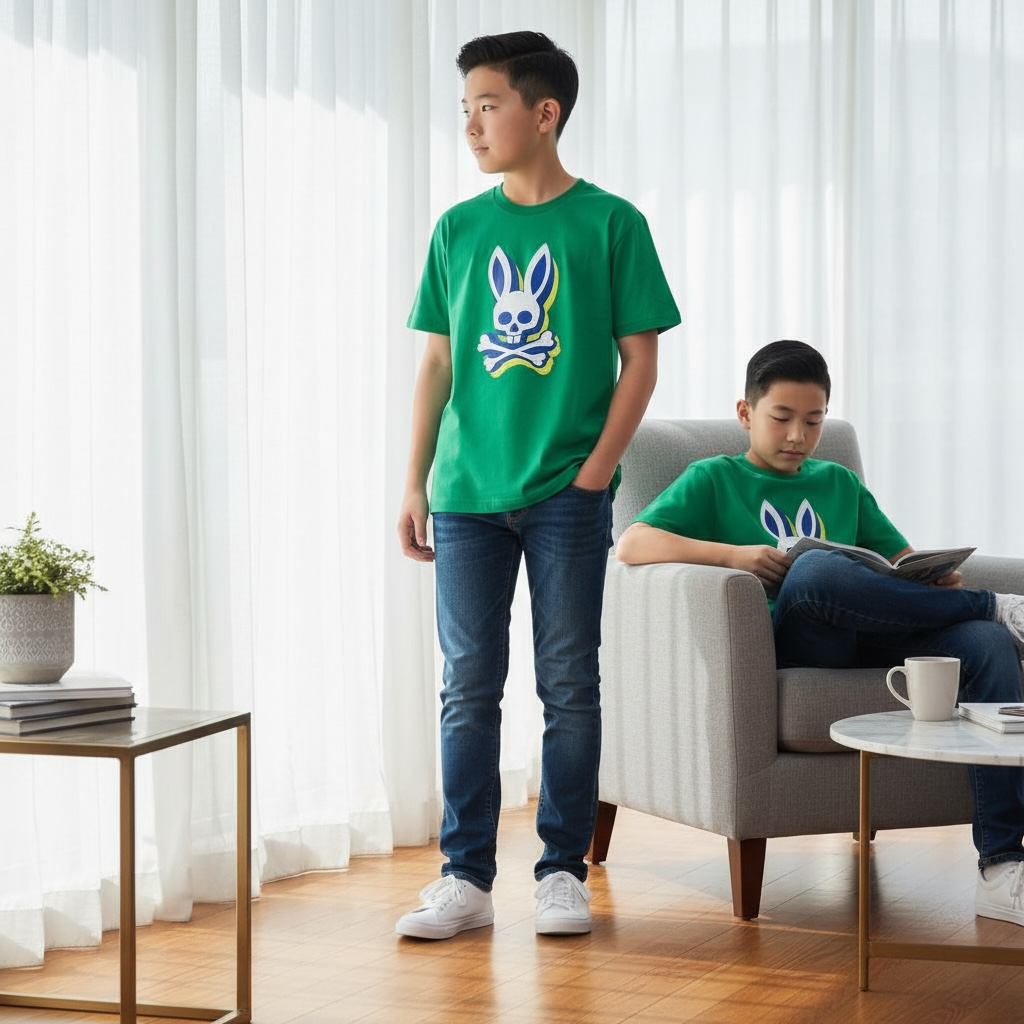 Playera Psycho Bunny niño