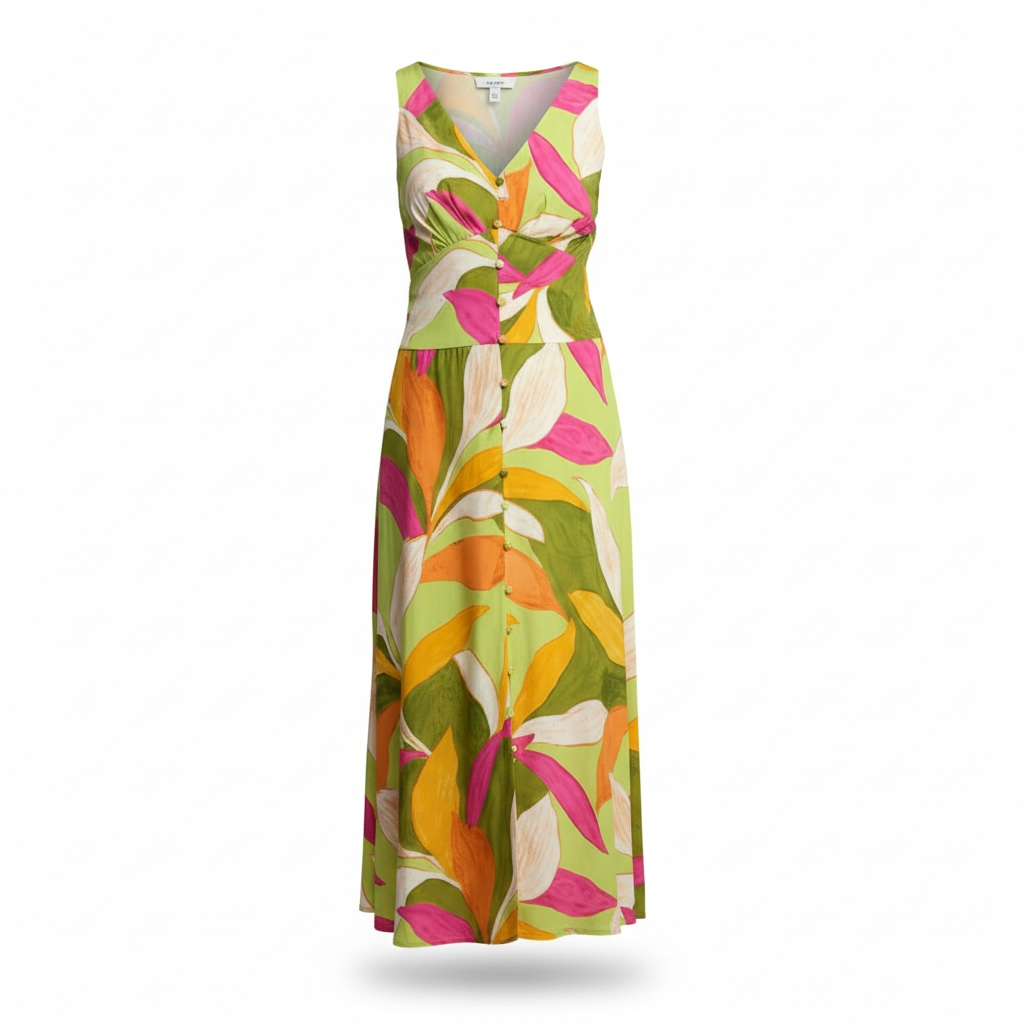 Vestido Floral Midi