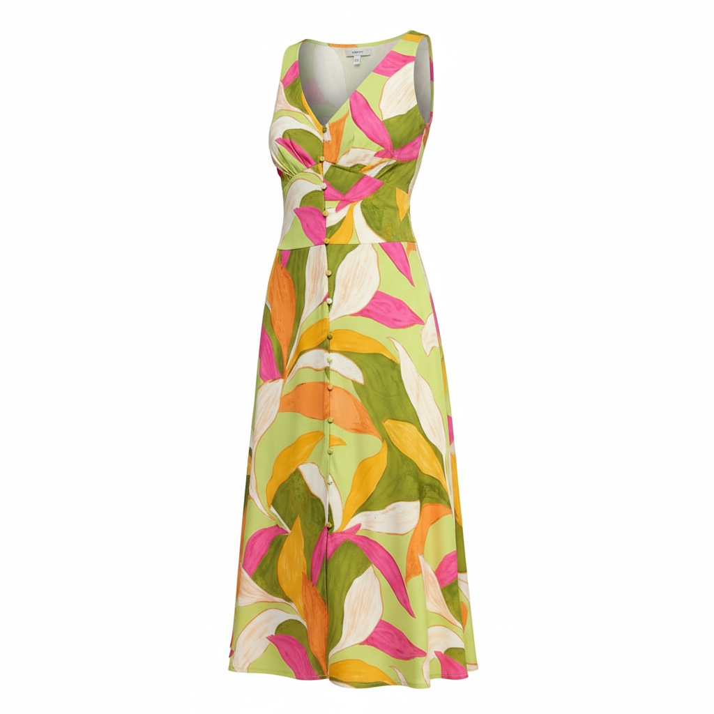 Vestido Floral Midi
