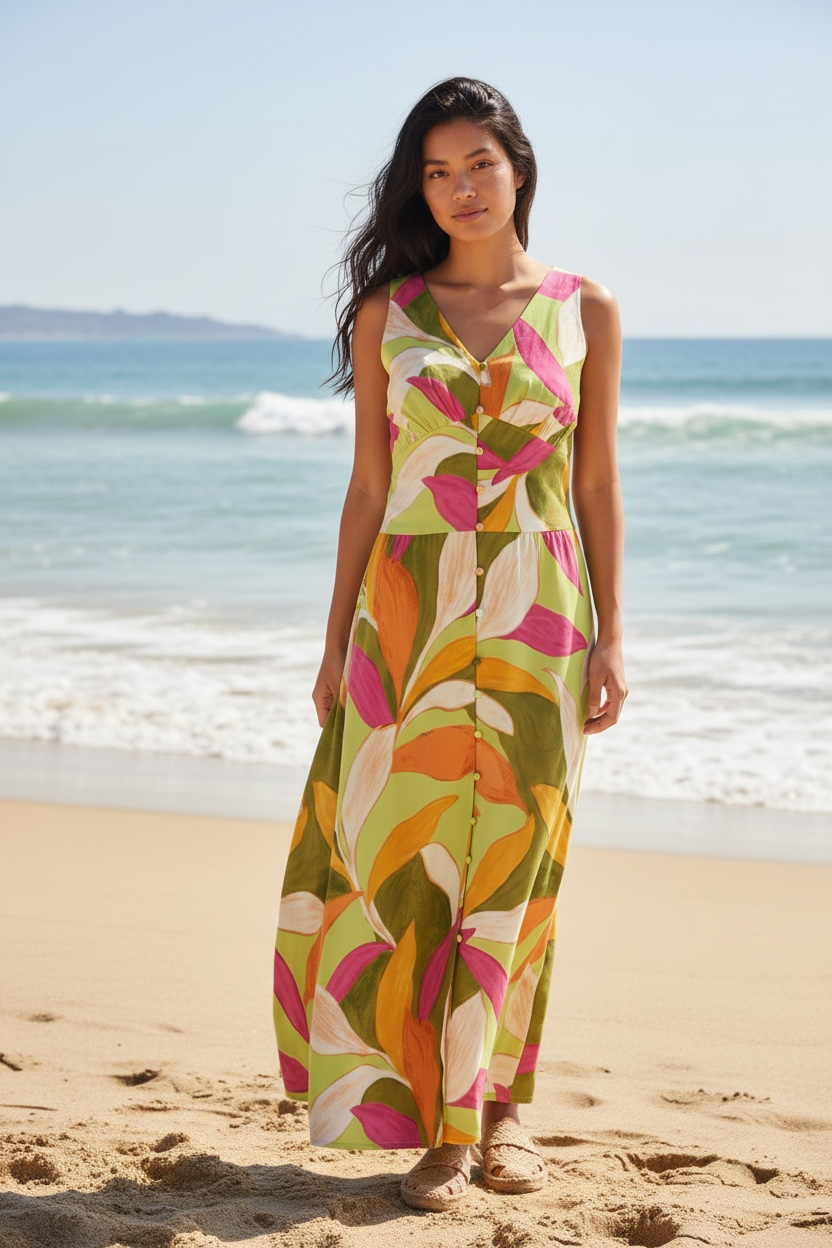Vestido Floral Midi