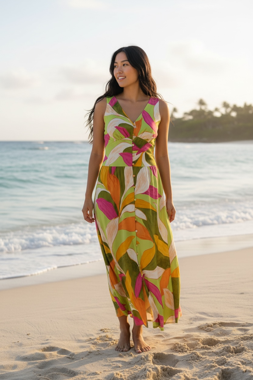 Vestido Floral Midi