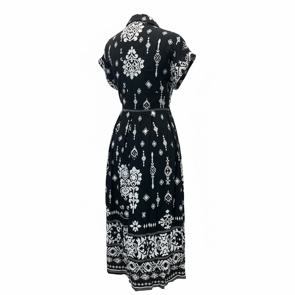 Vestido Midi Estampado